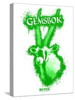 Gemsbok Spray Paint Green-Anthony Salinas-Stretched Canvas