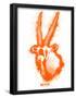 Gemsbok Spray Paint Orange-Anthony Salinas-Framed Poster