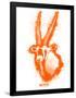 Gemsbok Spray Paint Orange-Anthony Salinas-Framed Poster