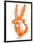 Gemsbok Spray Paint Orange-Anthony Salinas-Framed Poster