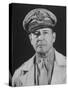 Gen. Douglas Macarthur Posing in a Serious Manner for His Portrait-null-Stretched Canvas