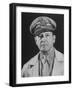 Gen. Douglas Macarthur Posing in a Serious Manner for His Portrait-null-Framed Photographic Print