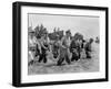 Gen. Douglas Macarthur Wades Ashore During Initial Landings at Leyte Island-null-Framed Photo