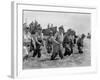 Gen. Douglas Macarthur Wades Ashore During Initial Landings at Leyte Island-null-Framed Photo