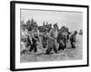 Gen. Douglas Macarthur Wades Ashore During Initial Landings at Leyte Island-null-Framed Photo