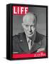 Gen. Dwight D. Eisenhower., April 16, 1945-David Scherman-Framed Stretched Canvas