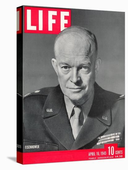 Gen. Dwight D. Eisenhower., April 16, 1945-David Scherman-Stretched Canvas