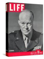 Gen. Dwight D. Eisenhower., April 16, 1945-David Scherman-Stretched Canvas