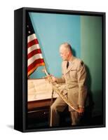 Gen. Dwight D. Eisenhower in Uniform-Francis Miller-Framed Stretched Canvas