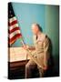 Gen. Dwight D. Eisenhower in Uniform-Francis Miller-Stretched Canvas