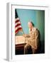 Gen. Dwight D. Eisenhower in Uniform-Francis Miller-Framed Photographic Print