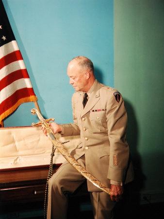 'Gen. Dwight D. Eisenhower in Uniform' Photographic Print - Francis ...