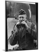 Gen. Dwight Eisenhower, Commander in Chief of the Allied Invasion Forces-Frank Scherschel-Mounted Photographic Print