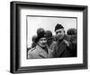 Gen. Dwight Eisenhower, Commander in Chief with British Field Commander Gen. Bernard Montgomery-Frank Scherschel-Framed Photographic Print