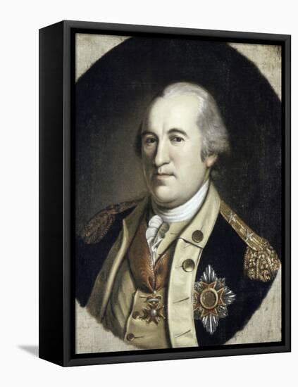 Gen Frederick W Von Steuben-Charles Willson Peale-Framed Stretched Canvas