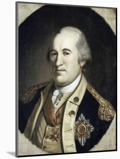 Gen Frederick W Von Steuben-Charles Willson Peale-Mounted Premium Giclee Print