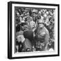 Gen. George Patton's Homecoming at End of WWII-Martha Holmes-Framed Premium Photographic Print