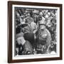 Gen. George Patton's Homecoming at End of WWII-Martha Holmes-Framed Premium Photographic Print