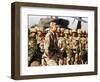 Gen. H. Norman Schwarzkopf Inspecting Troops-null-Framed Photographic Print