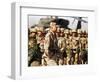 Gen. H. Norman Schwarzkopf Inspecting Troops-null-Framed Photographic Print