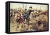 Gen John Starkat the Battle of Bennington,VT-Frederick Coffay Yohn-Framed Stretched Canvas