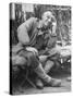 Gen. Joseph Stilwell at Headquarters During Burma Campaign-null-Stretched Canvas