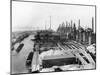 Gen View of Krupp Steel Mill on Water-null-Mounted Photographic Print