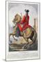 Gendarme Mounted on a Horse-Charles Joseph Dominique Eisen-Mounted Giclee Print