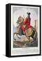 Gendarme Mounted on a Horse-Charles Joseph Dominique Eisen-Framed Stretched Canvas