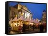 Gendarmen Markt Christmas Market, Franz Dom and Konzert Haus, Berlin, Germany, Europe-Marco Cristofori-Framed Stretched Canvas