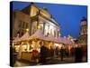 Gendarmen Markt Christmas Market, Franz Dom and Konzert Haus, Berlin, Germany, Europe-Marco Cristofori-Stretched Canvas