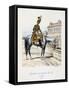 Gendarmes De La Garde Du Roi, Trumpeter, 1814-15-Eugene Titeux-Framed Stretched Canvas