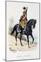 Gendarmes Des Chasses, 1815-30-Eugene Titeux-Mounted Premium Giclee Print