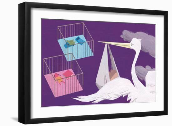 Gender Roles-A Richard Allen-Framed Giclee Print