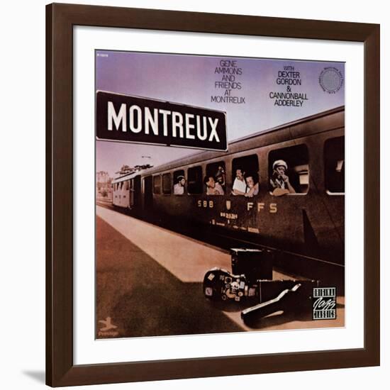 Gene Ammons and Friends in Montreux-null-Framed Art Print