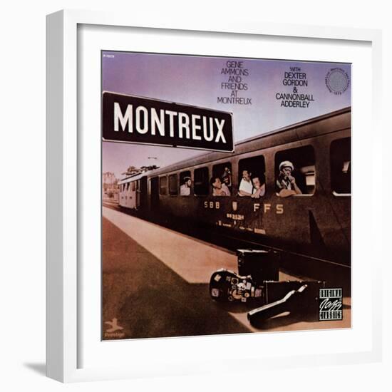 Gene Ammons and Friends in Montreux-null-Framed Art Print