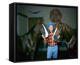 Gene Autry-null-Framed Stretched Canvas