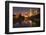 Gene Leahy Mall Skyline at Dawn, Omaha, Nebraska, USA-Walter Bibikow-Framed Premium Photographic Print