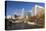 Gene Leahy Mall Skyline, Omaha, Nebraska, USA-Walter Bibikow-Stretched Canvas
