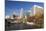 Gene Leahy Mall Skyline, Omaha, Nebraska, USA-Walter Bibikow-Mounted Photographic Print