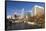 Gene Leahy Mall Skyline, Omaha, Nebraska, USA-Walter Bibikow-Framed Stretched Canvas