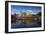 Gene Leahy Mall Skyline, Omaha, Nebraska, USA-Walter Bibikow-Framed Photographic Print