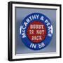 Gene Mccarthy Button-David J. Frent-Framed Photographic Print