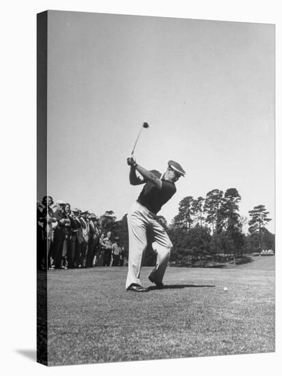 Gene Sarazen in Swinging Motion-Robert W^ Kelley-Stretched Canvas