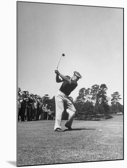 Gene Sarazen in Swinging Motion-Robert W^ Kelley-Mounted Premium Photographic Print