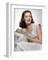 Gene Tierney, 1940s-null-Framed Photo