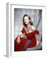 Gene Tierney, 1940s-null-Framed Photo