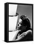 GENE TIERNEY (b/w photo)-null-Framed Stretched Canvas