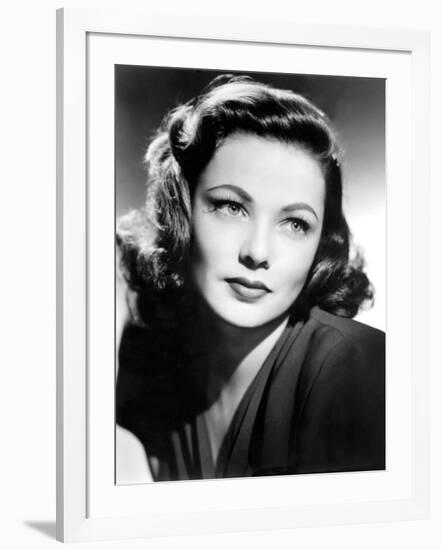 Gene Tierney, c.1940s-null-Framed Photo