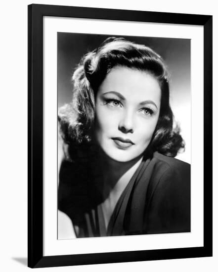 Gene Tierney, c.1940s-null-Framed Photo